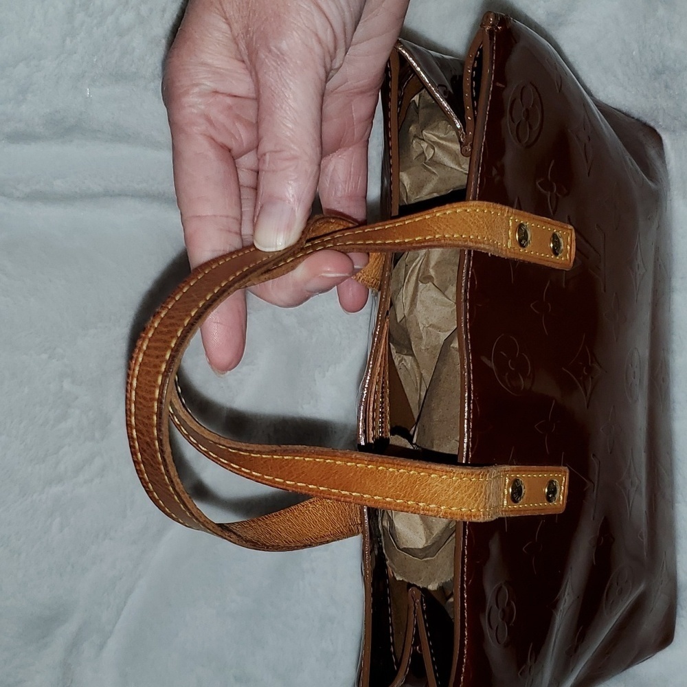 Louis Vuitton Monogram Vernis Reade PM Bronze Brown - Picture 7 of 14